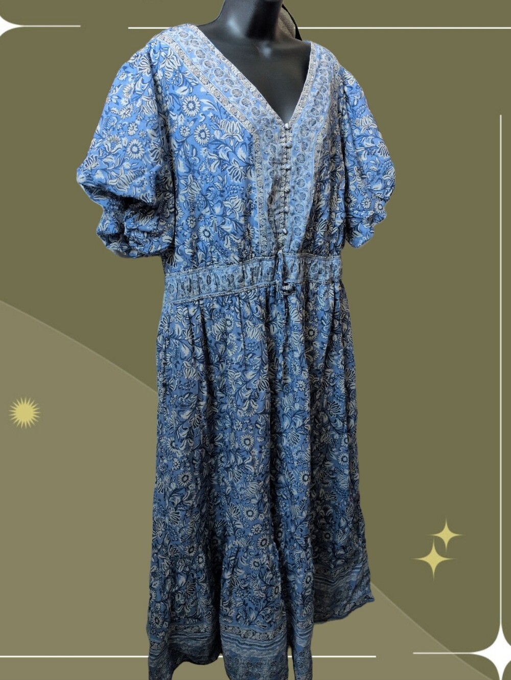 ✨Lea Floral Maxi Dress Size 2XL